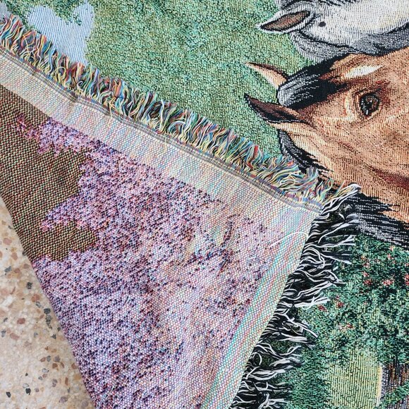 NWT Manual Woodworkers And Weavers Horse Blanket 50" x 60" - Picture 5 of 5